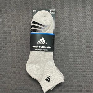 Adidas 3 Pair Quarter Crew Socks